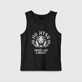 Детская майка хлопок с принтом Jiu Jitsu в городе Новоалтайск,  |  | box | boxing | bruce lee | champion | dragon | fight | fighter | judo | muay thai | team | tiger | ufc | али | боевые | боец | бой | бокс | боксер | борьба | брюс ли | воин | дзюдо | дракон | единоборства | искусство | карате | контакт | кулак | лев