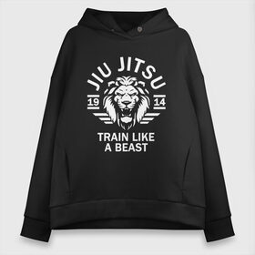 Женское худи Oversize хлопок с принтом Jiu Jitsu в городе Новоалтайск, френч-терри — 70% хлопок, 30% полиэстер. Мягкий теплый начес внутри —100% хлопок | боковые карманы, эластичные манжеты и нижняя кромка, капюшон на магнитной кнопке | box | boxing | bruce lee | champion | dragon | fight | fighter | judo | muay thai | team | tiger | ufc | али | боевые | боец | бой | бокс | боксер | борьба | брюс ли | воин | дзюдо | дракон | единоборства | искусство | карате | контакт | кулак | лев