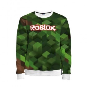 Детский свитшот 3D с принтом Roblox в городе Новоалтайск, 100% полиэстер | свободная посадка, прямой крой, мягкая тканевая резинка на рукавах и понизу свитшота | play | roblox | детская | для детей | игра | онлайн | ребенку | роблокс | роболкс | симулятор