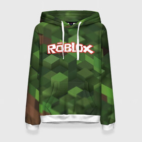 Женская толстовка 3D с принтом Roblox в городе Новоалтайск, 100% полиэстер  | двухслойный капюшон со шнурком для регулировки, мягкие манжеты на рукавах и по низу толстовки, спереди карман-кенгуру с мягким внутренним слоем. | play | roblox | детская | для детей | игра | онлайн | ребенку | роблокс | роболкс | симулятор