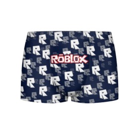 Мужские трусы 3D с принтом Roblox в городе Новоалтайск, 50% хлопок, 50% полиэстер | классическая посадка, на поясе мягкая тканевая резинка | roblox   массовая многопользовательская онлай | ориентированная на детей и подростков в возра