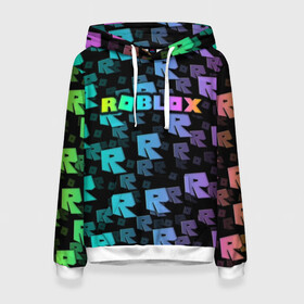 Женская толстовка 3D с принтом Roblox в городе Новоалтайск, 100% полиэстер  | двухслойный капюшон со шнурком для регулировки, мягкие манжеты на рукавах и по низу толстовки, спереди карман-кенгуру с мягким внутренним слоем. | roblox   массовая многопользовательская онлайн игра