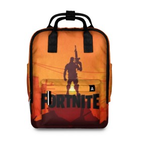 Женский рюкзак 3D с принтом Fortnite Sunset в городе Новоалтайск, 100% полиэстер | лямки с регулируемой длиной, сверху ручки, чтобы рюкзак нести как сумку. Основное отделение закрывается на молнию, как и внешний карман. Внутри два дополнительных кармана, один из которых закрывается на молнию. По бокам два дополнительных кармашка, куда поместится маленькая бутылочка
 | 1 | battle | cs go | fortnite | game | gamer | howl | llama | new | битва | воин | вой | война | дракон | закат | игра | королевская | лама | лого | надпись | новинка | оружие | предводитель | роял | симулятор | строительство | фо