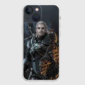 Чехол для iPhone 13 mini с принтом Геральт Ведьмак в городе Новоалтайск,  |  | ciri | geralt | henry cavill | wild hunt | witcher | ведьмак | генри кавилл | геральт | дикая охота | цири