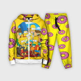 Детский костюм 3D с принтом Симпсоны (2) в городе Новоалтайск,  |  | bart | homer | lisa | simpsons | барт | гомер | лиза | мардж | пончик | симпсоны