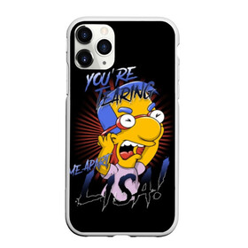 Чехол для iPhone 11 Pro матовый с принтом Милхаус Ван Хутен в городе Новоалтайск, Силикон |  | bart | homer | lisa | simpsons | барт | гомер | лиза | мардж | пончик | симпсоны