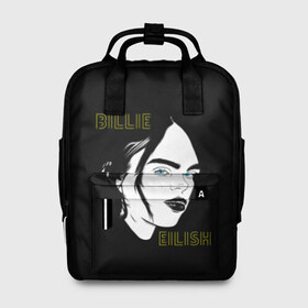 Женский рюкзак 3D с принтом Billie Eilish в городе Новоалтайск, 100% полиэстер | лямки с регулируемой длиной, сверху ручки, чтобы рюкзак нести как сумку. Основное отделение закрывается на молнию, как и внешний карман. Внутри два дополнительных кармана, один из которых закрывается на молнию. По бокам два дополнительных кармашка, куда поместится маленькая бутылочка
 | at | billie | don’t | eilish | electronic | eyes | me | music | ocean | pirate | smile | synthpop | usa | айлиш | билли | музыка | пайрэт | синти поп | сша | электронная | электропоп