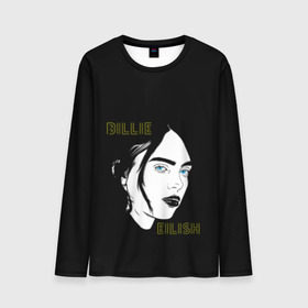 Мужской лонгслив 3D с принтом Billie Eilish в городе Новоалтайск, 100% полиэстер | длинные рукава, круглый вырез горловины, полуприлегающий силуэт | at | billie | don’t | eilish | electronic | eyes | me | music | ocean | pirate | smile | synthpop | usa | айлиш | билли | музыка | пайрэт | синти поп | сша | электронная | электропоп