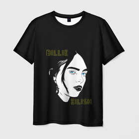 Мужская футболка 3D с принтом Billie Eilish в городе Новоалтайск, 100% полиэфир | прямой крой, круглый вырез горловины, длина до линии бедер | at | billie | don’t | eilish | electronic | eyes | me | music | ocean | pirate | smile | synthpop | usa | айлиш | билли | музыка | пайрэт | синти поп | сша | электронная | электропоп