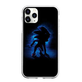Чехол для iPhone 11 Pro матовый с принтом Соник фильм (Спина) в городе Новоалтайск, Силикон |  | Тематика изображения на принте: hedgehog | movie | sonic | ёжик | соник | фильм