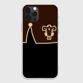 Чехол для iPhone 12 Pro Max с принтом Мантия Чёрный Бык (Черный) в городе Новоалтайск, Силикон |  | Тематика изображения на принте: anime | black | black bull | black clover | bull | clover | аниме | аста | астер | бык | клевер | черный | чёрный бык | черный клевер