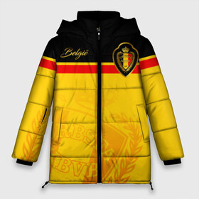 Женская зимняя куртка 3D с принтом Бельгия в городе Новоалтайск, верх — 100% полиэстер; подкладка — 100% полиэстер; утеплитель — 100% полиэстер | длина ниже бедра, силуэт Оверсайз. Есть воротник-стойка, отстегивающийся капюшон и ветрозащитная планка. 

Боковые карманы с листочкой на кнопках и внутренний карман на молнии | belgie | belgien | belgique | belgium | diables rouges | rode duivels | бельгийская сборная | бельгия | красные дьяволы | сборная бельгии | сборная бельгии по футболу | форма