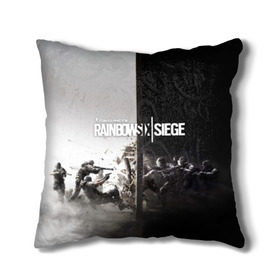 Подушка 3D с принтом Tom Clancy’s Rainbow Six Siege в городе Новоалтайск, наволочка – 100% полиэстер, наполнитель – холлофайбер (легкий наполнитель, не вызывает аллергию). | состоит из подушки и наволочки. Наволочка на молнии, легко снимается для стирки | Тематика изображения на принте: 6 | 9 | ash | castle | clancy’s | doc | fbi | gamer | gign | gsg | montagne | rainbow | rook | sas | shooter | siege | six | swat | thermite | tom | twitch | ubisoft | осада | радуга | спецназ | шутер