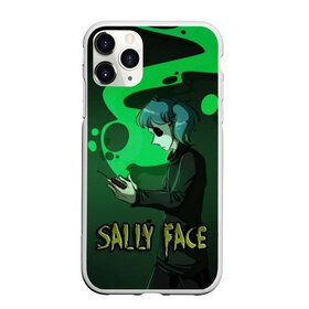 Чехол для iPhone 11 Pro матовый с принтом Sally Face в городе Новоалтайск, Силикон |  | sally face | игра | компьютерная игра | лицо | маска | протез | салли фейс | школа | шрамы