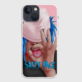 Чехол для iPhone 13 mini с принтом Sally Face в городе Новоалтайск,  |  | sally face | игра | компьютерная игра | лицо | маска | протез | салли фейс | школа | шрамы