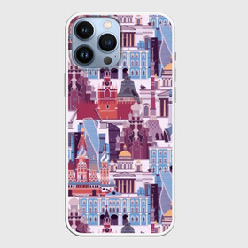 Чехол для iPhone 13 Pro Max с принтом Москва в городе Новоалтайск,  |  | architecture | blessed | bulbs | capital | cathedral | church | city | country | kremlin | moscow | palaces | russia | russians | temple | tower | архитектура | башня | блаженный | василий | город | дворцы | здания | кремль | купола | москва | покровский 