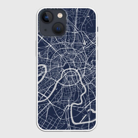 Чехол для iPhone 13 mini Карта Москвы: в городе Новоалтайск, | | capital | city | country | map | moscow | plan | rivers | roads | russia | russians | scheme | город | дороги | карта | москва | план | реки | россия | русские | столица | страна | схема