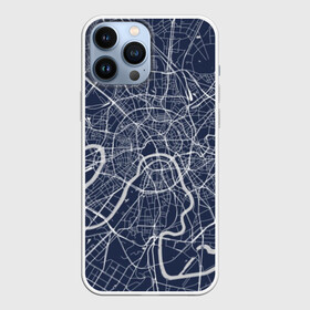 Чехол для iPhone 13 Pro Max с принтом Карта Москвы в городе Новоалтайск,  |  | Тематика изображения на принте: capital | city | country | map | moscow | plan | rivers | roads | russia | russians | scheme | город | дороги | карта | москва | план | реки | россия | русские | столица | страна | схема