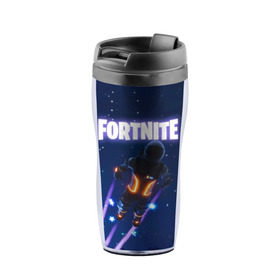 Термокружка-непроливайка с принтом Dark Voyager Fortnite в городе Новоалтайск, внутренняя часть — пищевой пластик, наружная часть — прозрачный пластик, между ними — полиграфическая вставка с рисунком | объем — 350 мл, герметичная крышка | 1 | 2019 | 2020 | battle | cs go | fortnite | game | gamer | howl | llama | new | space | битва | воин | вой | война | дракон | игра | королевская | космос | лама | лого | надпись | новинка | оружие | предводитель | роял | симулят