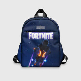 Детский рюкзак 3D с принтом Dark Voyager Fortnite в городе Новоалтайск, 100% полиэстер | лямки с регулируемой длиной, сверху петелька, чтобы рюкзак можно было повесить на вешалку. Основное отделение закрывается на молнию, как и внешний карман. Внутри дополнительный карман. По бокам два дополнительных кармашка | 1 | 2019 | 2020 | battle | cs go | fortnite | game | gamer | howl | llama | new | space | битва | воин | вой | война | дракон | игра | королевская | космос | лама | лого | надпись | новинка | оружие | предводитель | роял | симулят