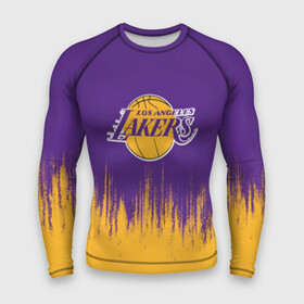Мужской рашгард 3D с принтом LA LAKERS в городе Новоалтайск,  |  | Тематика изображения на принте: los angeles lakers | nba | nba lakers | nba los angeles lakers | леброн джеймс. | лейкерс | лейкерс 2019 | лос анджелес лейкерс | хьюстон лейкерс