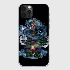 Чехол для iPhone 12 Pro Max с принтом Унесённые призраками в городе Новоалтайск, Силикон |  | Тематика изображения на принте: аниме | безликий | сэн и таинственное исчезновение тихиро | унесённые призраками | хаку | хаяо миядзаки