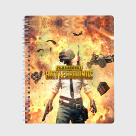 Тетрадь с принтом PUBG BOOM в городе Новоалтайск, 100% бумага | 48 листов, плотность листов — 60 г/м2, плотность картонной обложки — 250 г/м2. Листы скреплены сбоку удобной пружинной спиралью. Уголки страниц и обложки скругленные. Цвет линий — светло-серый
 | 2019 | battle royale | battlegrounds | chicken | cs:go | csgo | dinner | dota | dota2 | playerunknown’s | pubg | winner | боевик | война | игры | известные | королевская битва | ксго | оружие | пабг | шутеры