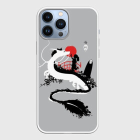 Чехол для iPhone 13 Pro Max с принтом Тихиро гладит Хаку в городе Новоалтайск,  |  | Тематика изображения на принте: аниме | безликий | сэн и таинственное исчезновение тихиро | унесённые призраками | хаку | хаяо миядзаки
