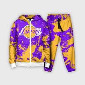 Детский костюм 3D с принтом LA LAKERS в городе Новоалтайск,  |  | los angeles lakers | nba | nba lakers | nba los angeles lakers | леброн джеймс. | лейкерс | лейкерс 2019 | лос анджелес лейкерс | хьюстон лейкерс
