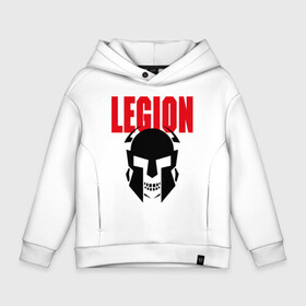 Детское худи Oversize хлопок с принтом Legion в городе Новоалтайск, френч-терри — 70% хлопок, 30% полиэстер. Мягкий теплый начес внутри —100% хлопок | боковые карманы, эластичные манжеты и нижняя кромка, капюшон на магнитной кнопке | black | cool | creative | design | fashion | hype | legion | philosophy | rom | skeleton | skull | supreme | vanguard | авангард | дизайн | креатив | круто | легион | мода | рим | скелет | философия | хайп | череп | черный