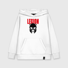 Детская толстовка хлопок с принтом Legion в городе Новоалтайск, 100% хлопок | Круглый горловой вырез, эластичные манжеты, пояс, капюшен | black | cool | creative | design | fashion | hype | legion | philosophy | rom | skeleton | skull | supreme | vanguard | авангард | дизайн | креатив | круто | легион | мода | рим | скелет | философия | хайп | череп | черный