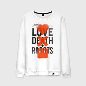 Мужской свитшот хлопок с принтом LOVE DEATH + ROBOTS в городе Новоалтайск, 100% хлопок |  | death | love death + robots | netflix | robots | любовь | нетфликс | роботы | сериал