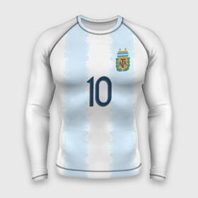 Мужской рашгард 3D с принтом Messi Copa America 2019 в городе Новоалтайск,  |  | barcelona | champions | league | lionel | messi | spain | барселона | испания | лига | лионель | месси | чемпионов
