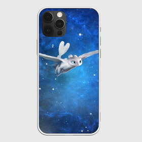 Чехол для iPhone 12 Pro Max с принтом Light Fury в городе Новоалтайск, Силикон |  | Тематика изображения на принте: how to train your dragon | night fury | беззубик | дневная фурия | дракон | звезды | как приручить дракона | космос | небо