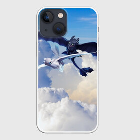 Чехол для iPhone 13 mini с принтом Night Fury в городе Новоалтайск,  |  | Тематика изображения на принте: how to train your dragon | night fury | беззубик | дракон | как приручить дракона | ночная фурия