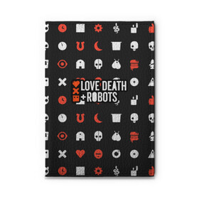 Обложка для автодокументов с принтом Love, Death & Robots в городе Новоалтайск, натуральная кожа |  размер 19,9*13 см; внутри 4 больших “конверта” для документов и один маленький отдел — туда идеально встанут права | cartoon | death | fantasy | heavy | horror | metal | miller | netflix | robots | tim | witness | любовь | миллер | мультфильм | робот | роботы | тим | ужасы | фэнтези