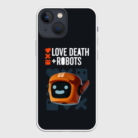 Чехол для iPhone 13 mini с принтом Love, Death  Robots в городе Новоалтайск,  |  | cartoon | death | fantasy | heavy | horror | metal | miller | netflix | robots | tim | witness | любовь | миллер | мультфильм | робот | роботы | тим | ужасы | фэнтези