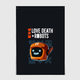 Постер с принтом Love, Death & Robots в городе Новоалтайск, 100% бумага
 | бумага, плотность 150 мг. Матовая, но за счет высокого коэффициента гладкости имеет небольшой блеск и дает на свету блики, но в отличии от глянцевой бумаги не покрыта лаком | cartoon | death | fantasy | heavy | horror | metal | miller | netflix | robots | tim | witness | любовь | миллер | мультфильм | робот | роботы | тим | ужасы | фэнтези