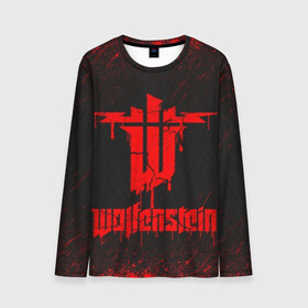Мужской лонгслив 3D с принтом Wolfenstein в городе Новоалтайск, 100% полиэстер | длинные рукава, круглый вырез горловины, полуприлегающий силуэт | castle wolfenstein | game | machinegames | wolfenstein | волчий камень | вольфенштейн | игра