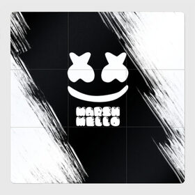 Магнитный плакат 3Х3 с принтом Marshmello 4 в городе Новоалтайск, Полимерный материал с магнитным слоем | 9 деталей размером 9*9 см | dj | fortnite | marshmello | music | дж | зефир | маршмелоу | музыка | форнайт | фортнайт