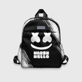 Детский рюкзак 3D с принтом Marshmello 4 в городе Новоалтайск, 100% полиэстер | лямки с регулируемой длиной, сверху петелька, чтобы рюкзак можно было повесить на вешалку. Основное отделение закрывается на молнию, как и внешний карман. Внутри дополнительный карман. По бокам два дополнительных кармашка | dj | fortnite | marshmello | music | дж | зефир | маршмелоу | музыка | форнайт | фортнайт