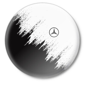 Значок с принтом Mercedes в городе Новоалтайск,  металл | круглая форма, металлическая застежка в виде булавки | Тематика изображения на принте: amg | mercedes | авто | автомобиль | иномарка | логотип | машина | мерседес | текстура