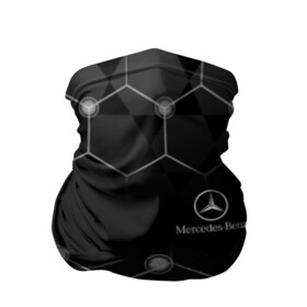 Бандана-труба 3D с принтом Mercedes в городе Новоалтайск, 100% полиэстер, ткань с особыми свойствами — Activecool | плотность 150‒180 г/м2; хорошо тянется, но сохраняет форму | amg | mercedes | авто | автомобиль | иномарка | логотип | машина | мерседес | текстура