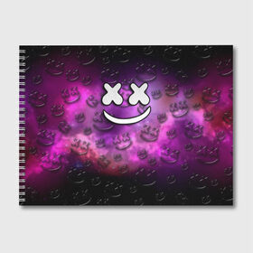 Альбом для рисования с принтом Marshmello в городе Новоалтайск, 100% бумага
 | матовая бумага, плотность 200 мг. | Тематика изображения на принте: marshmello | диджей | звезды | клуб | клубная музыка | космос | маршмеллоу | маршмэлло | маршмэллоу | музыка | небо | ночь | электронная