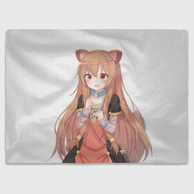 Плед 3D с принтом Raphtalia в городе Новоалтайск, 100% полиэстер | закругленные углы, все края обработаны. Ткань не мнется и не растягивается | raphtalia | tate no yuusha | yuusha | герой щита | рафталия