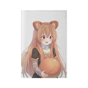 Обложка для паспорта матовая кожа с принтом Raphtalia в городе Новоалтайск, натуральная матовая кожа | размер 19,3 х 13,7 см; прозрачные пластиковые крепления | raphtalia | tate no yuusha | yuusha | герой щита | рафталия