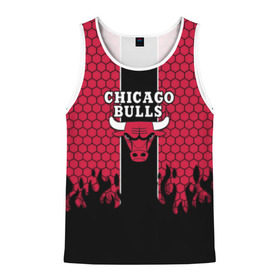 Мужская майка 3D с принтом CHICAGO BULLS в городе Новоалтайск, 100% полиэстер | круглая горловина, приталенный силуэт, длина до линии бедра. Пройма и горловина окантованы тонкой бейкой | chicago bulls | chicago bulls jordan | nba chicago bulls | nike chicago bulls | баскетбол нба | лейкерс чикаг | нба | чикаго атланта | чикаго буллз | чикаго буллз 2019 | чикаго буллз атланта