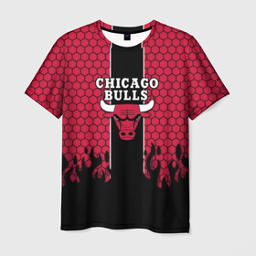 Мужская футболка 3D с принтом CHICAGO BULLS в городе Новоалтайск, 100% полиэфир | прямой крой, круглый вырез горловины, длина до линии бедер | chicago bulls | chicago bulls jordan | nba chicago bulls | nike chicago bulls | баскетбол нба | лейкерс чикаг | нба | чикаго атланта | чикаго буллз | чикаго буллз 2019 | чикаго буллз атланта