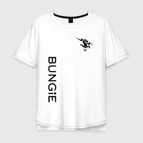 Мужская футболка хлопок Oversize с принтом BUNGIE в городе Новоалтайск, 100% хлопок | свободный крой, круглый ворот, “спинка” длиннее передней части | bungie | cayde 6 | cyd6 | destiny | destiny 2 | forsaken | gambit | hunter | titan | warlock | банги | варлок | габмит | дестини | дестини 2 | зур | кейд | кейд 6 | отвергнутые | охотник | титан | туз