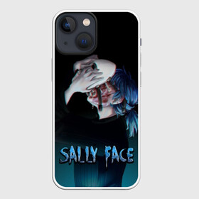 Чехол для iPhone 13 mini с принтом Sally Face в городе Новоалтайск,  |  | sally face | игра | компьютерная игра | лицо | маска | протез | салли фейс | школа | шрамы